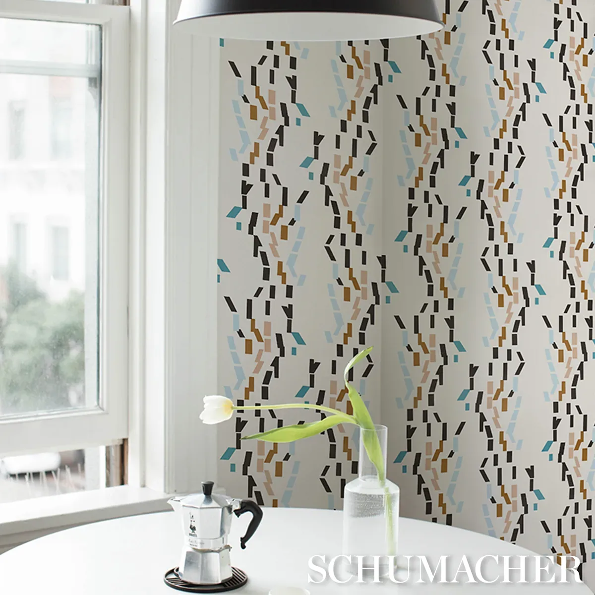 CONFETTI TEAL Schumacher Wallpaper wallpaper - SKU 5015871