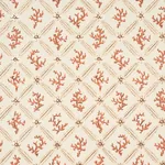 CORAIL LEAF TRELLIS CORAL Schumacher Wallpaper wallpaper - SKU 5016641