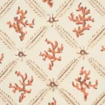 CORAIL LEAF TRELLIS CORAL Schumacher Wallpaper wallpaper - SKU 5016641