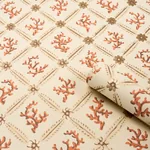 CORAIL LEAF TRELLIS CORAL Schumacher Wallpaper wallpaper - SKU 5016641