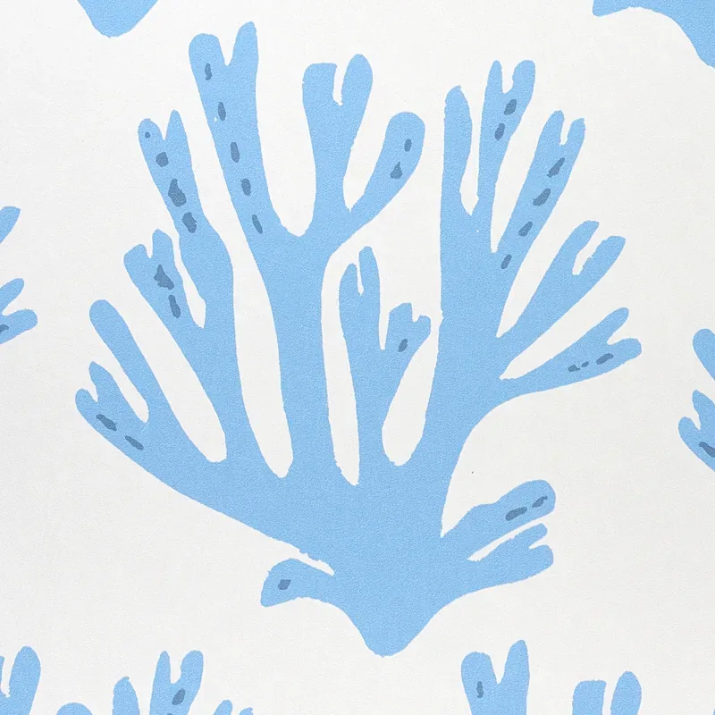 Coral BLUE Schumacher Wallpaper wallpaper - SKU 5011201