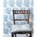 Coral BLUE Schumacher Wallpaper wallpaper - SKU 5011201