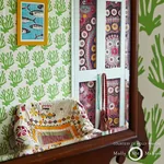 Coral GREEN Schumacher Wallpaper wallpaper - SKU 5011200
