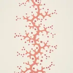 CORAL STRIPE CORAL Schumacher Wallpaper wallpaper - SKU 5016450