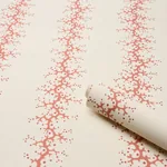 CORAL STRIPE CORAL Schumacher Wallpaper wallpaper - SKU 5016450