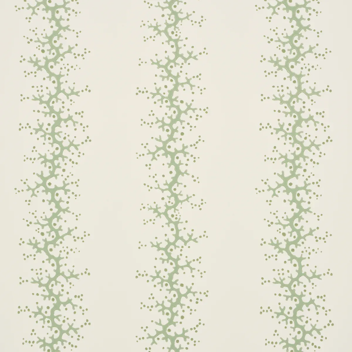 CORAL STRIPE GREEN Schumacher Wallpaper wallpaper - SKU 5016452