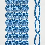 CORALLINE - BLUE Schumacher Wallpaper | Wallpaper Twins CORALLINE BLUE Schumacher Wallpaper wallpaper - SKU 5009430