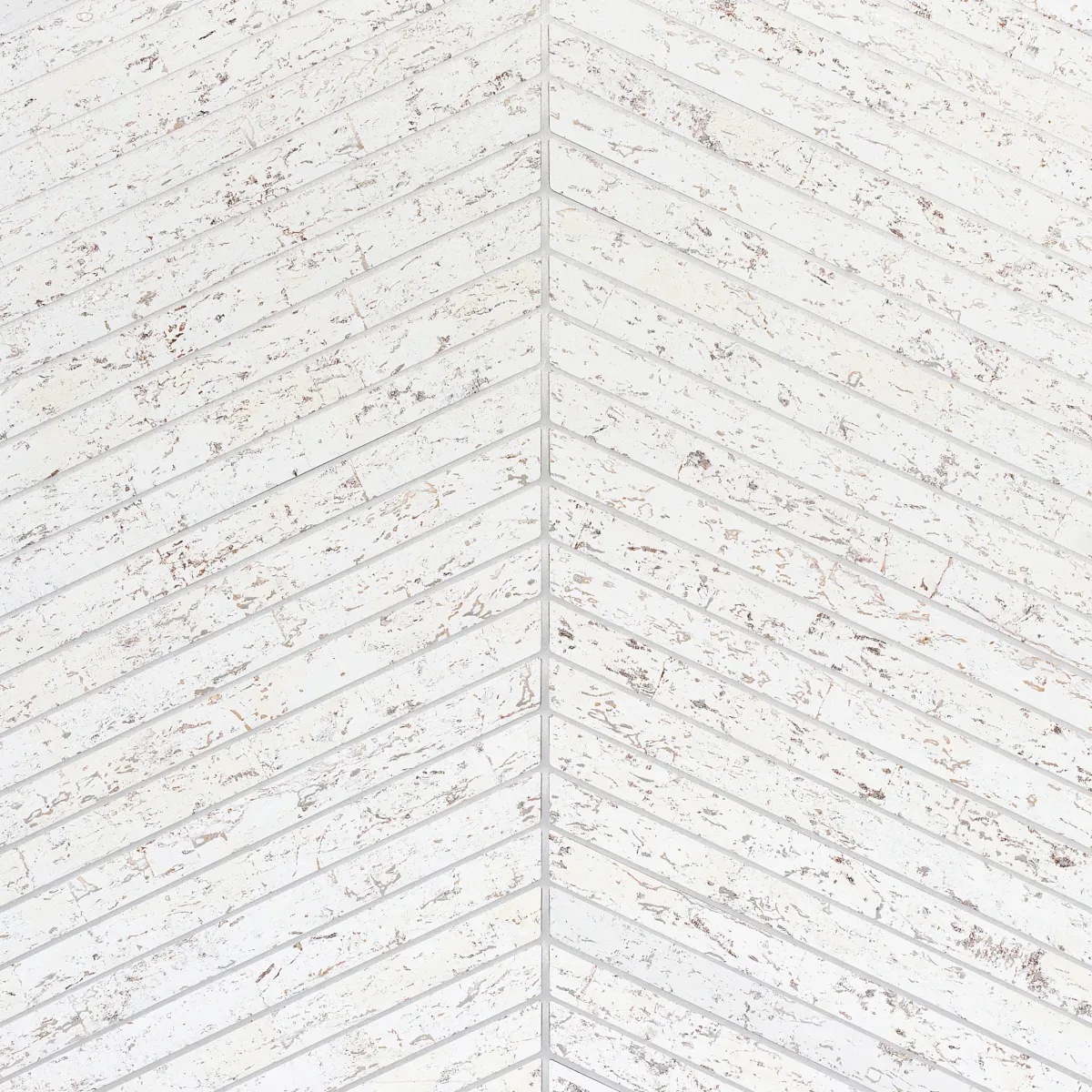 CORK HERRINGBONE WHITE Schumacher Wallpaper wallpaper - SKU 5013010
