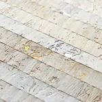 Cork Stripe - WHITE Schumacher Wallpaper | Wallpaper Twins Cork Stripe WHITE Schumacher Wallpaper wallpaper - SKU 5013000