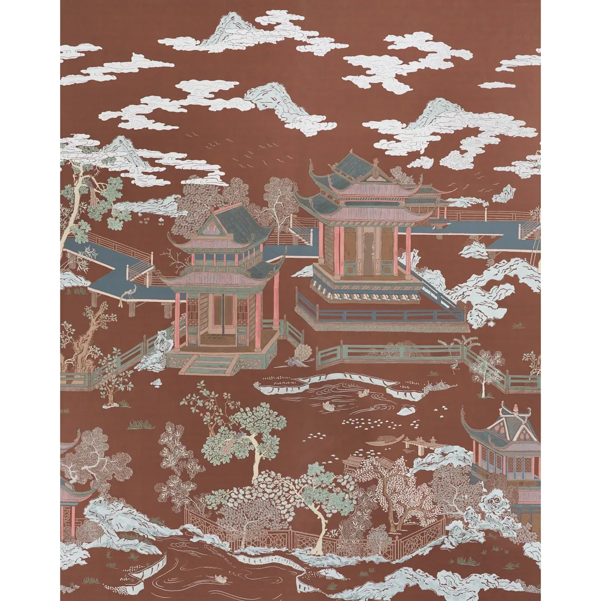 5014161 | COROMANDEL PANEL SET – CINNABAR