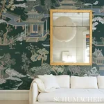 COROMANDEL PANEL SET - CINNABAR Schumacher Wallpaper | Wallp COROMANDEL PANEL SET CINNABAR Schumacher Wallpaper wallpaper - SKU 5014161