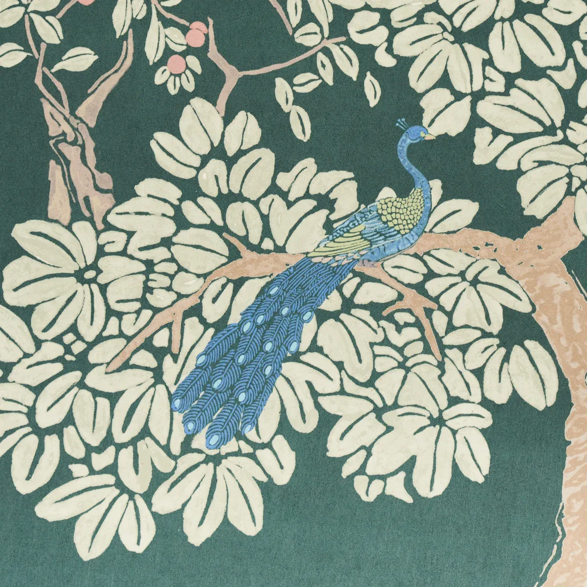 COROMANDEL PANEL SET - MIDNIGHT GREEN Schumacher Wallpaper | COROMANDEL PANEL SET MIDNIGHT GREEN Schumacher Wallpaper wallpaper - SKU 5014162