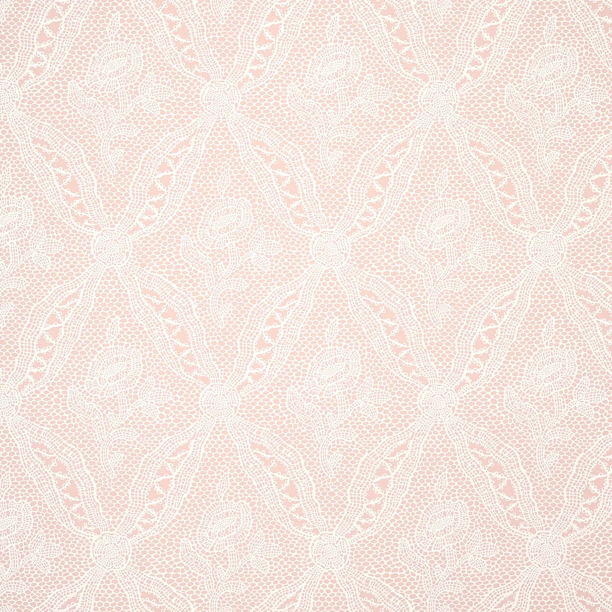 COSETTE LACE BLUSH Schumacher Wallpaper wallpaper - SKU 5014720