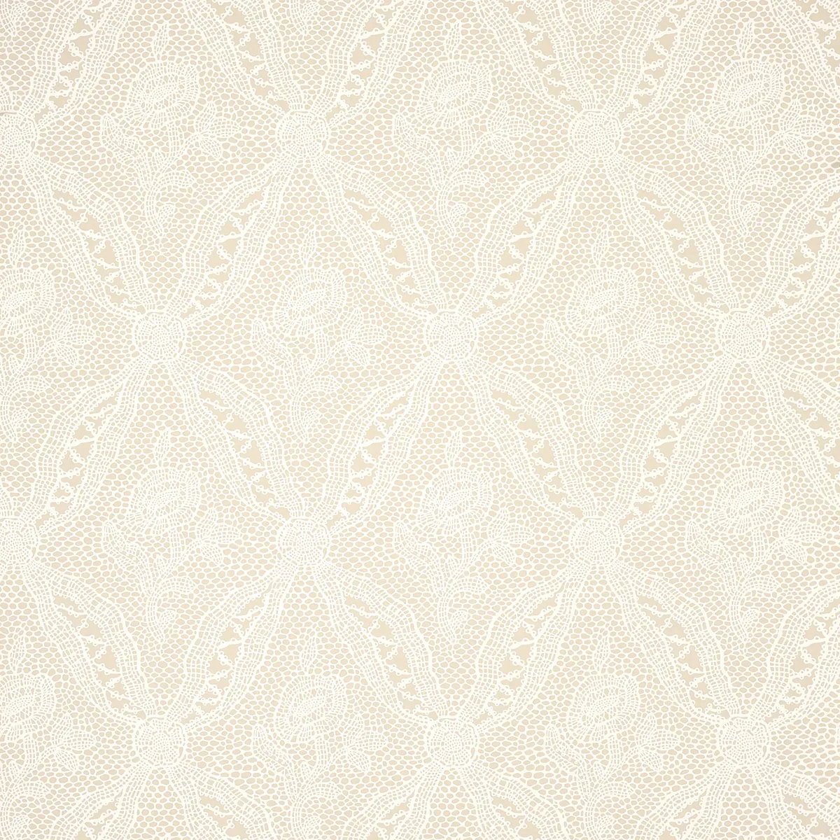 COSETTE LACE SAND Schumacher Wallpaper wallpaper - SKU 5014721