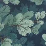 COVEY HEDGE MIDNIGHT Schumacher Wallpaper wallpaper - SKU 5016070