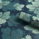 COVEY HEDGE MIDNIGHT Schumacher Wallpaper wallpaper - SKU 5016070