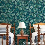 COVEY HEDGE MIDNIGHT Schumacher Wallpaper wallpaper - SKU 5016070