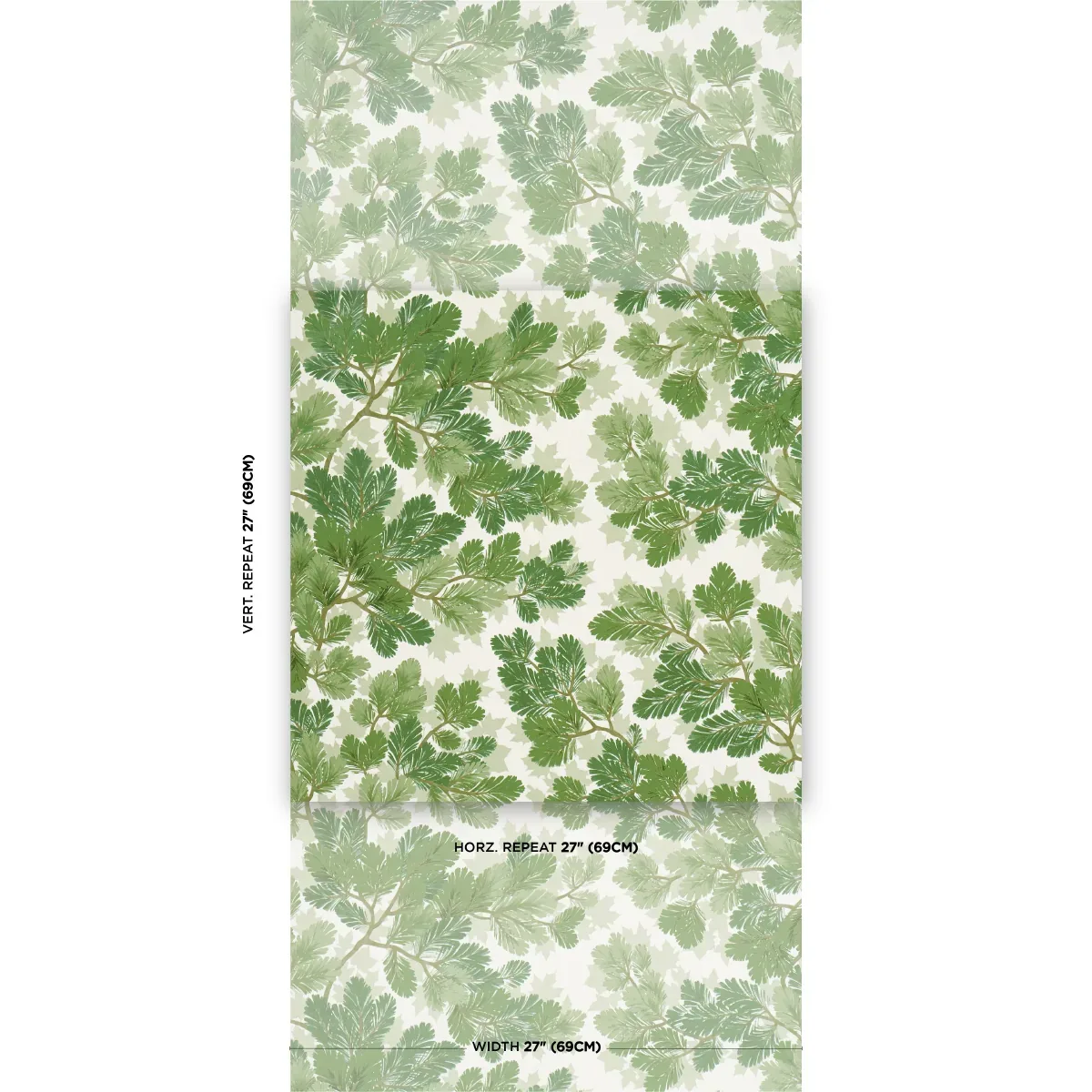 COVEY HEDGE SAGE Schumacher Wallpaper wallpaper - SKU 5016072