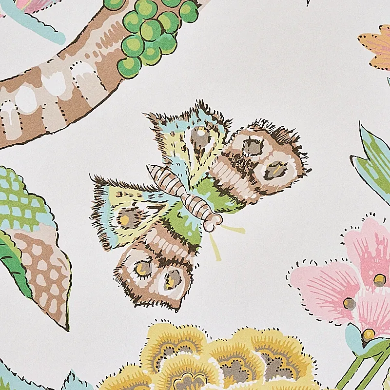 CRANLEY GARDEN - PINK Schumacher Wallpaper | Wallpaper Twins CRANLEY GARDEN PINK Schumacher Wallpaper wallpaper - SKU 5011721