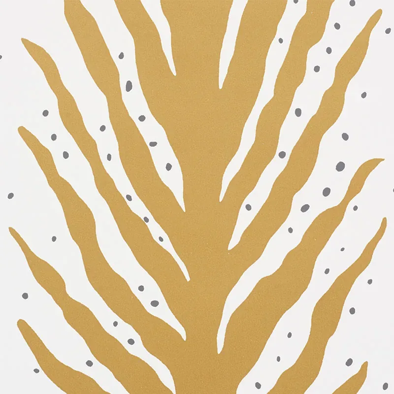 CREEPING FERN GOLD Schumacher Wallpaper wallpaper - SKU 5009453