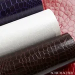 CROCODILE WHITE Schumacher Wallpaper wallpaper - SKU 5005830