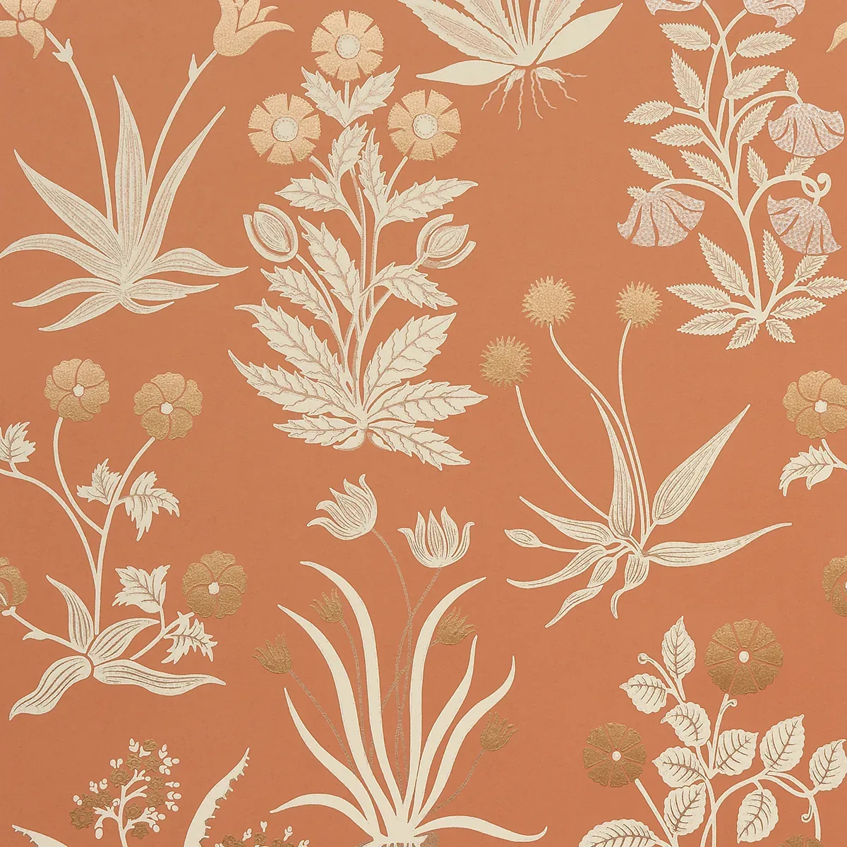 CULPEPER OX ORANGE Schumacher Wallpaper wallpaper - SKU 5015090
