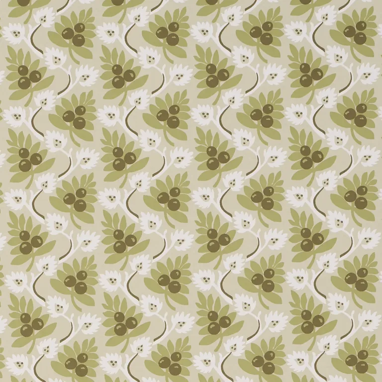 Schumacher CUSTIS ORCHARD wallpaper, color LEAF, SKU 5017341