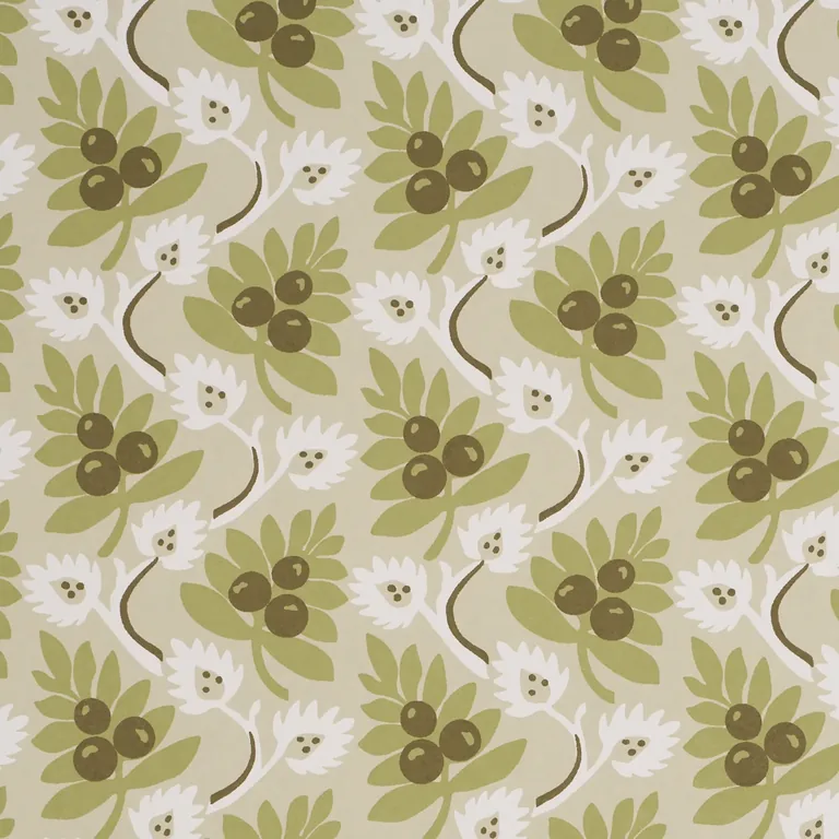 Schumacher CUSTIS ORCHARD wallpaper, color LEAF, SKU 5017341