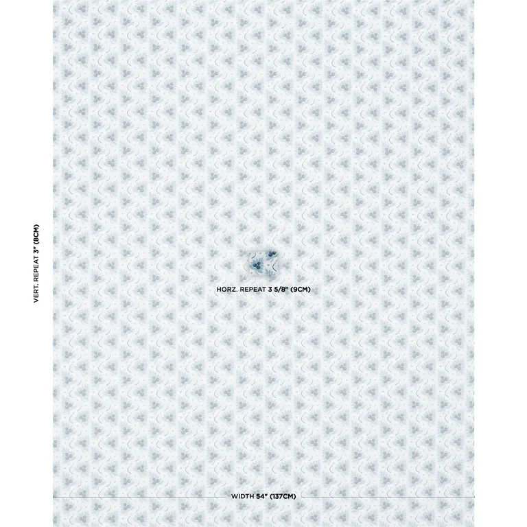 Schumacher CUSTIS ORCHARD wallpaper, color SKY, SKU 5017342