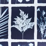 CYANOTYPE PANEL - INDIGO Schumacher Wallpaper | Wallpaper Tw CYANOTYPE PANEL INDIGO Schumacher Wallpaper wallpaper - SKU 5013970