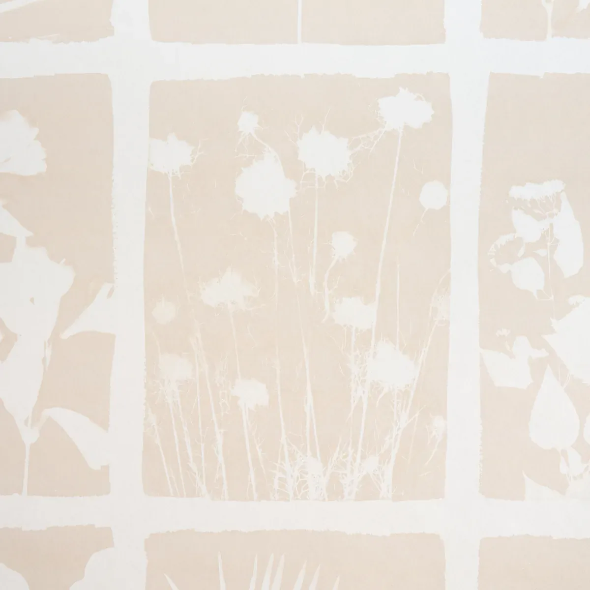 CYANOTYPE PANEL NATURAL Schumacher Wallpaper wallpaper - SKU 5013971