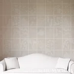 CYANOTYPE PANEL NATURAL Schumacher Wallpaper wallpaper - SKU 5013971