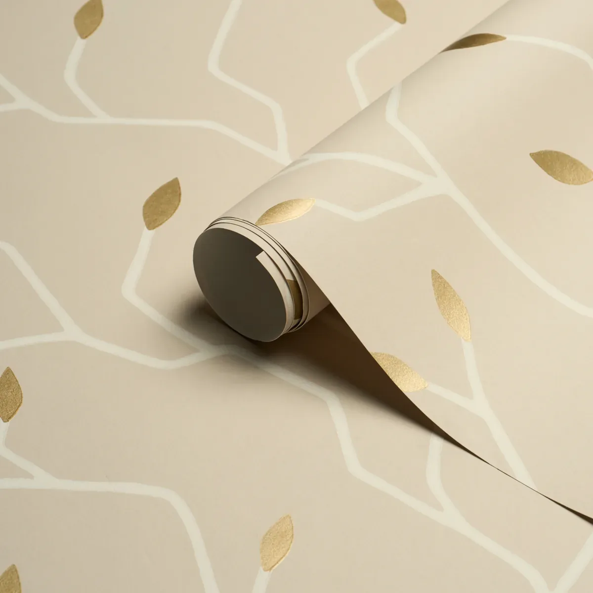 CYMBELINE ALABASTER Schumacher Wallpaper wallpaper - SKU 5011384
