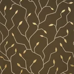 CYMBELINE CHOCOLATE Schumacher Wallpaper wallpaper - SKU 5011385