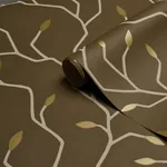 CYMBELINE CHOCOLATE Schumacher Wallpaper wallpaper - SKU 5011385
