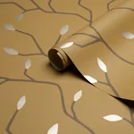 CYMBELINE GOLD Schumacher Wallpaper wallpaper - SKU 5011383