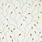 CYMBELINE IVORY & GOLD Schumacher Wallpaper wallpaper - SKU 5011380