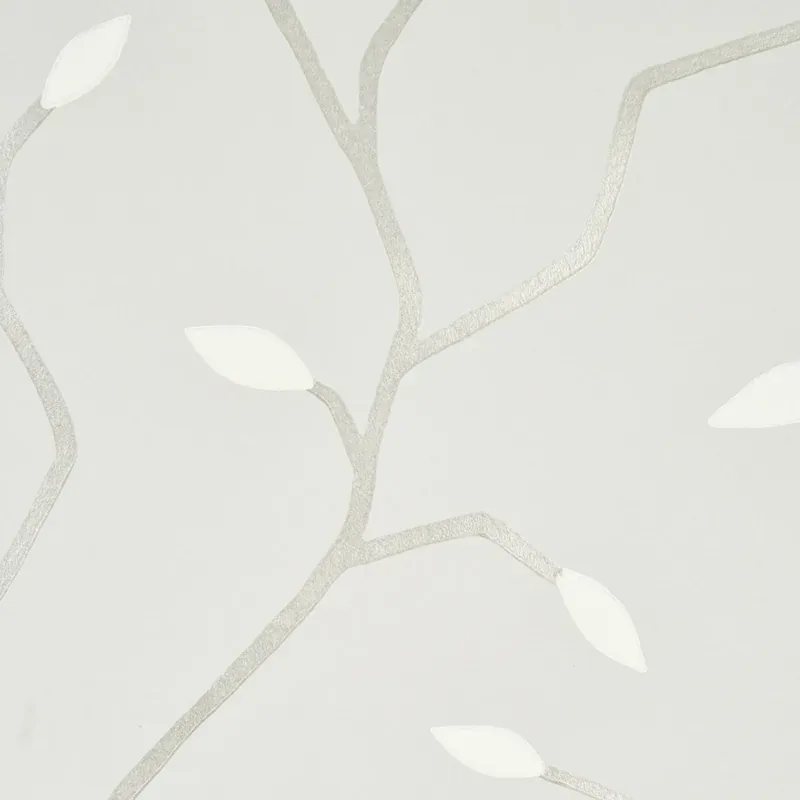 CYMBELINE SILVER Schumacher Wallpaper wallpaper - SKU 5011381