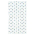 DAHLIA HAND BLOCKED PRINT BLUE Schumacher Wallpaper wallpaper - SKU 5011230