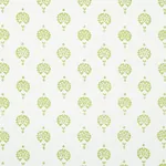 DAHLIA HAND BLOCKED PRINT LEAF Schumacher Wallpaper wallpaper - SKU 5011231
