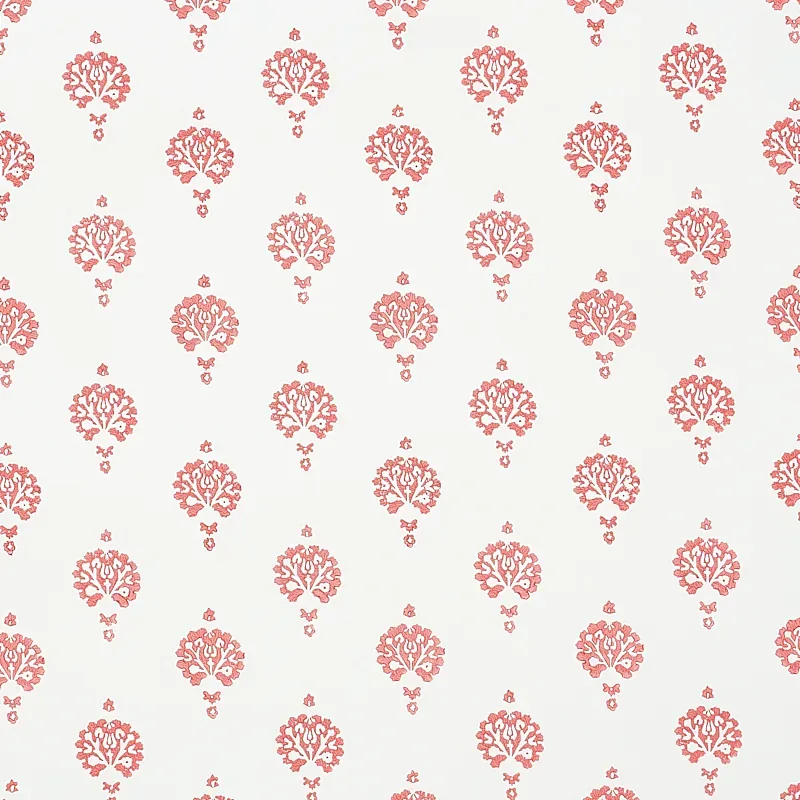 5011232 | DAHLIA HAND BLOCKED PRINT – RED