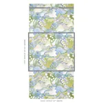 DAISY CHAIN GREEN AND BLUE Schumacher Wallpaper wallpaper - SKU 5013552