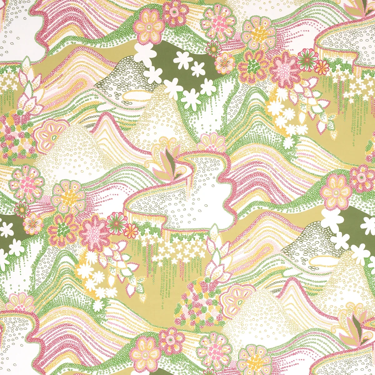 5013551 | DAISY CHAIN – GREEN AND PINK