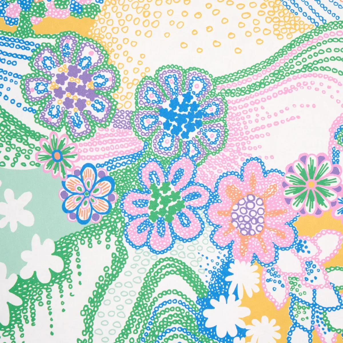DAISY CHAIN LIGHT MULTI Schumacher Wallpaper wallpaper - SKU 5013550
