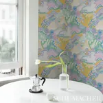 DAISY CHAIN LIGHT MULTI Schumacher Wallpaper wallpaper - SKU 5013550