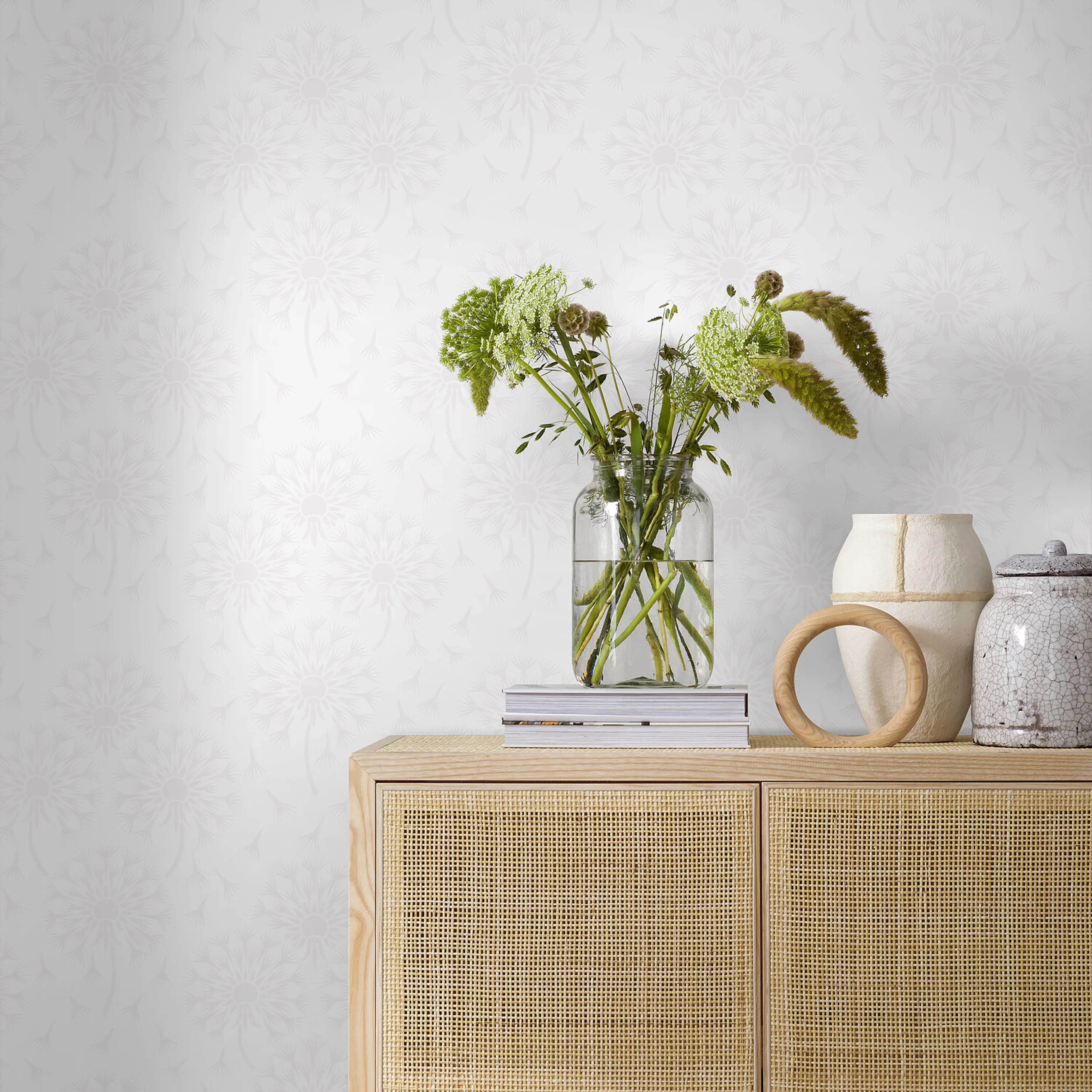 DANDELION PEARL Schumacher Wallpaper wallpaper - SKU 9315