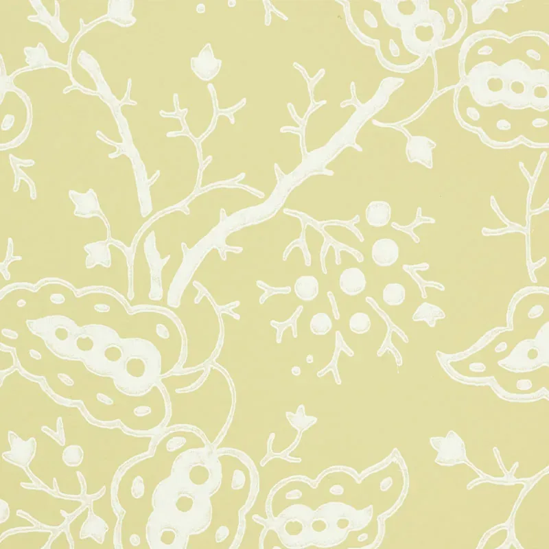 DARBY BUTTERCUP Schumacher Wallpaper wallpaper - SKU 5010182