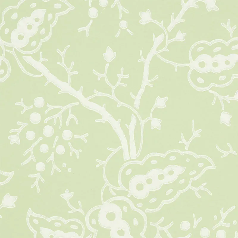 DARBY LEAF Schumacher Wallpaper wallpaper - SKU 5010181