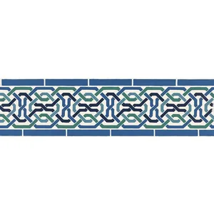 Schumacher DARRO MOSAIC BORDER wallpaper
