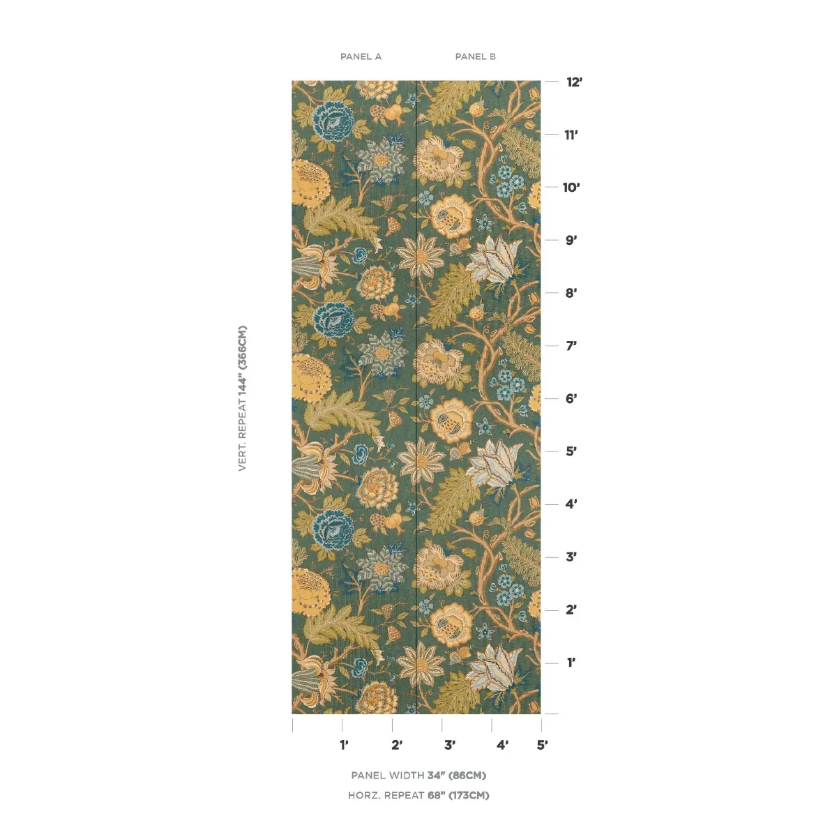 DARSY TREE OF LIFE SISAL PANEL SET room view